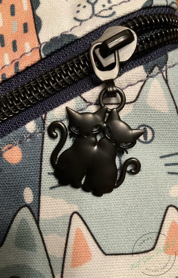 IN PRODUCTION #5 Double Trouble Zipper Pulls in Matte Black at Atelier Fiber Arts