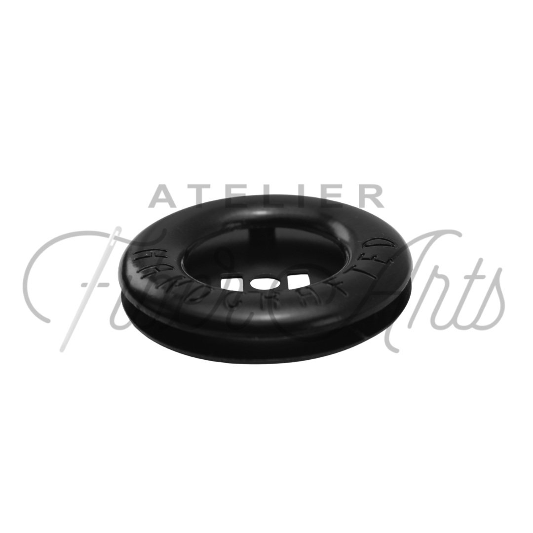 Lifesaver Handcrafted Magnetic Snap in Matte Black - 1 set at Atelier Fiber Arts