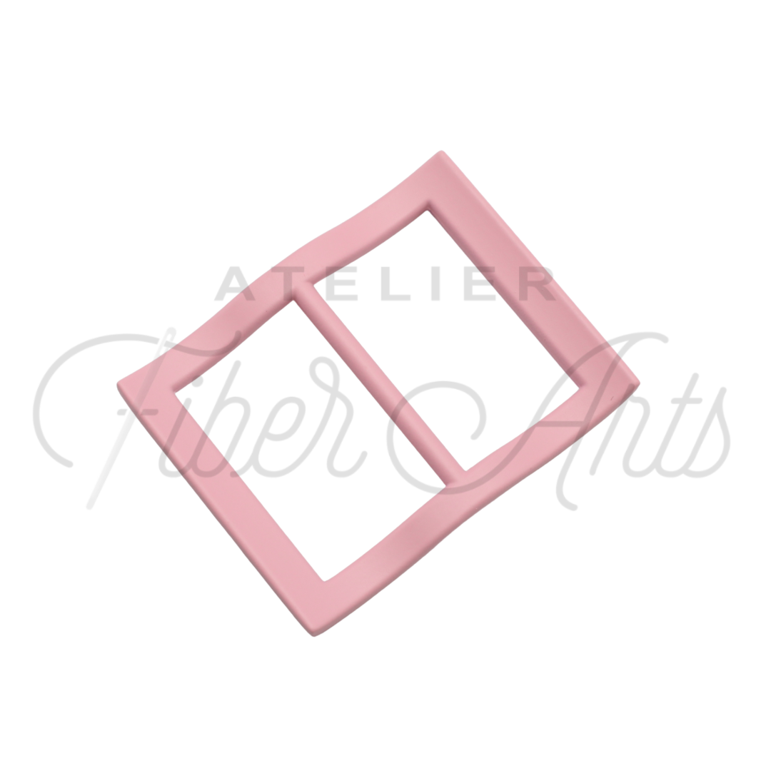 Wide-Mouth Slider - 25mm (1in) - LIGHT PINK - 1 piece at Atelier Fiber Arts