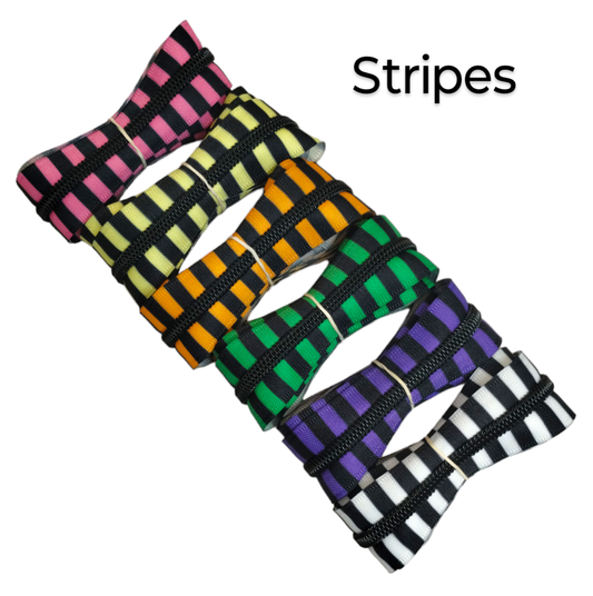 Zipper Bundle - Stripes - 1m x 6pcs Atelier Fiber Arts