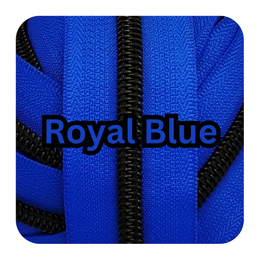 #5 Zipper - Royal Blue - by the meter Atelier Fiber Arts