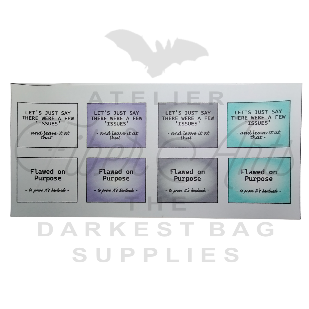 Labels - Vinyl - Cork and Copper Designs - Set of 8 at Cork and Copper Designs