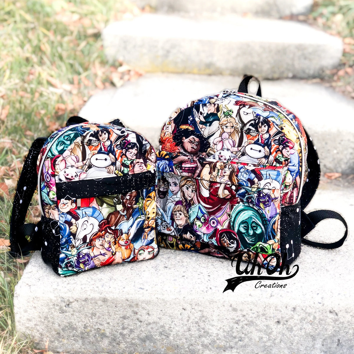 UH OH CREATIONS - BAILEY BACKPACK - PRINTED PATTERN at Atelier Fiber Arts