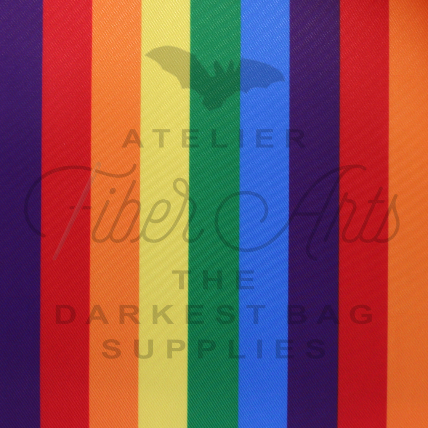 Waterproof Oxford - Rainbow Stripes at Atelier Fiber Arts