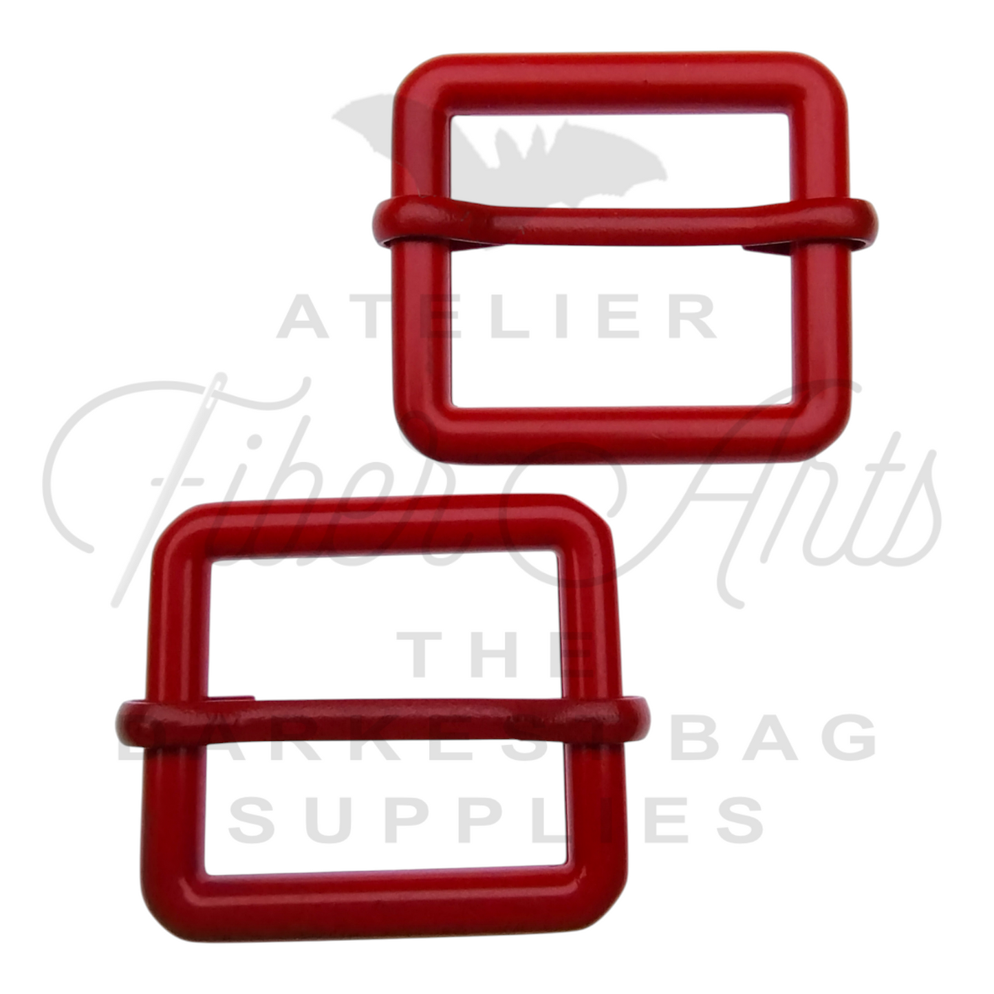 THICC(est) Adjustable Slider - 25mm (1inch) - RED - 2PCS at Atelier Fiber Arts