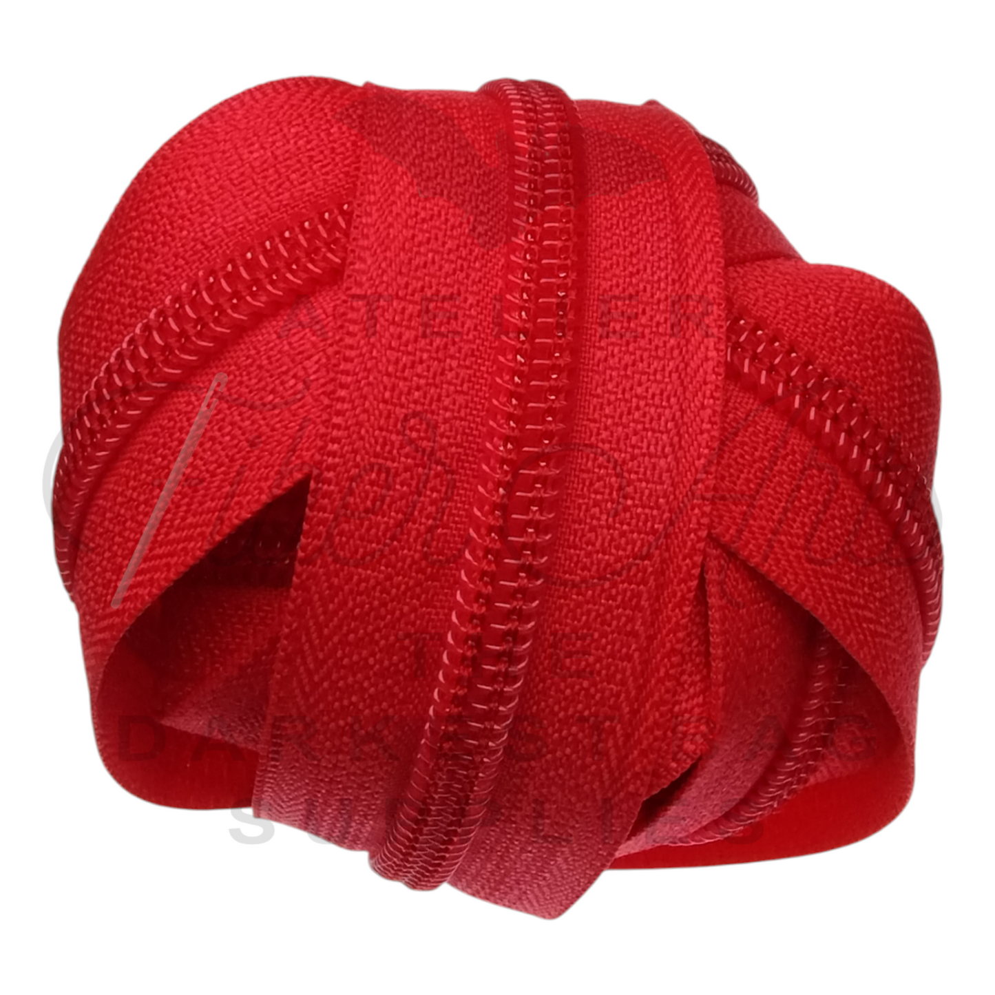 #5 Zipper - Maple Red - Red Teeth at Atelier Fiber Arts