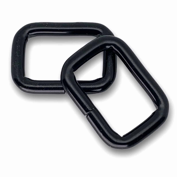 THICC Rectangle Rings, 19mm (3/4in) wide, pack of 2 at Atelier Fiber Arts