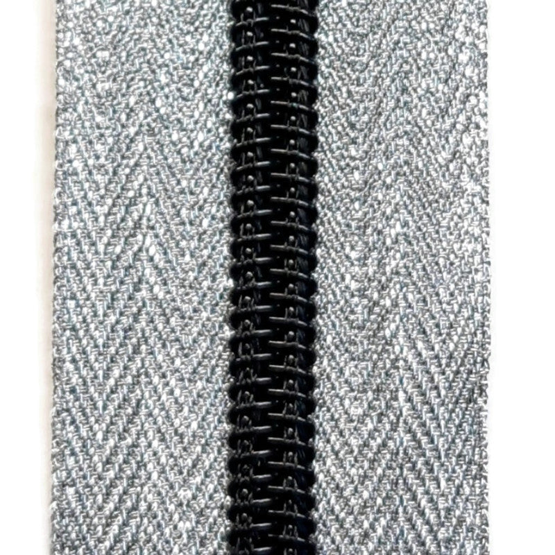 #3 Zipper - Silverado - by the meter at Atelier Fiber Arts