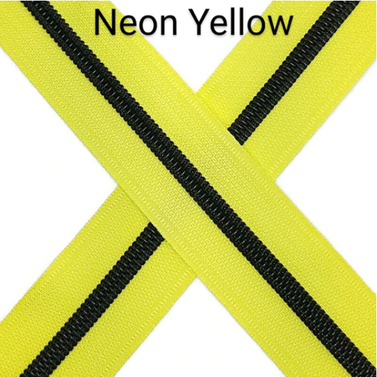 #5 Zipper - Neon (Highlighter) Yellow - LAST CHANCE Neon Yellow Atelier Fiber Arts