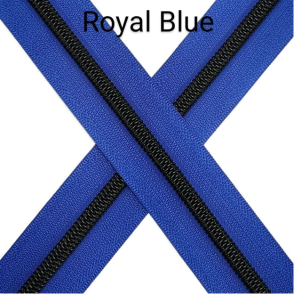 #3 Zipper - Royal Blue - by the meter at Atelier Fiber Arts