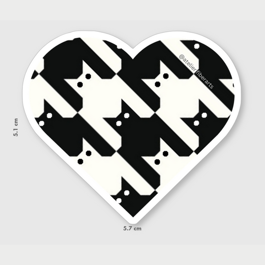 Sticker - Catstooth at Atelier Fiber Arts