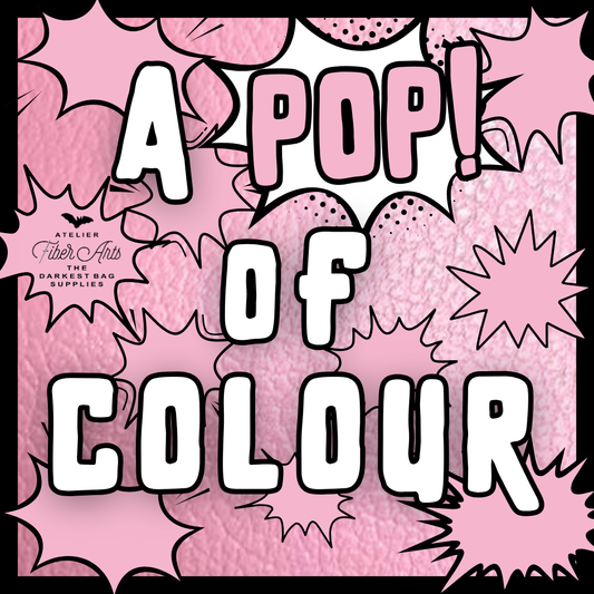 PRE-SALE A POP OF COLOUR - LIGHT PINK - eta October at Atelier Fiber Arts