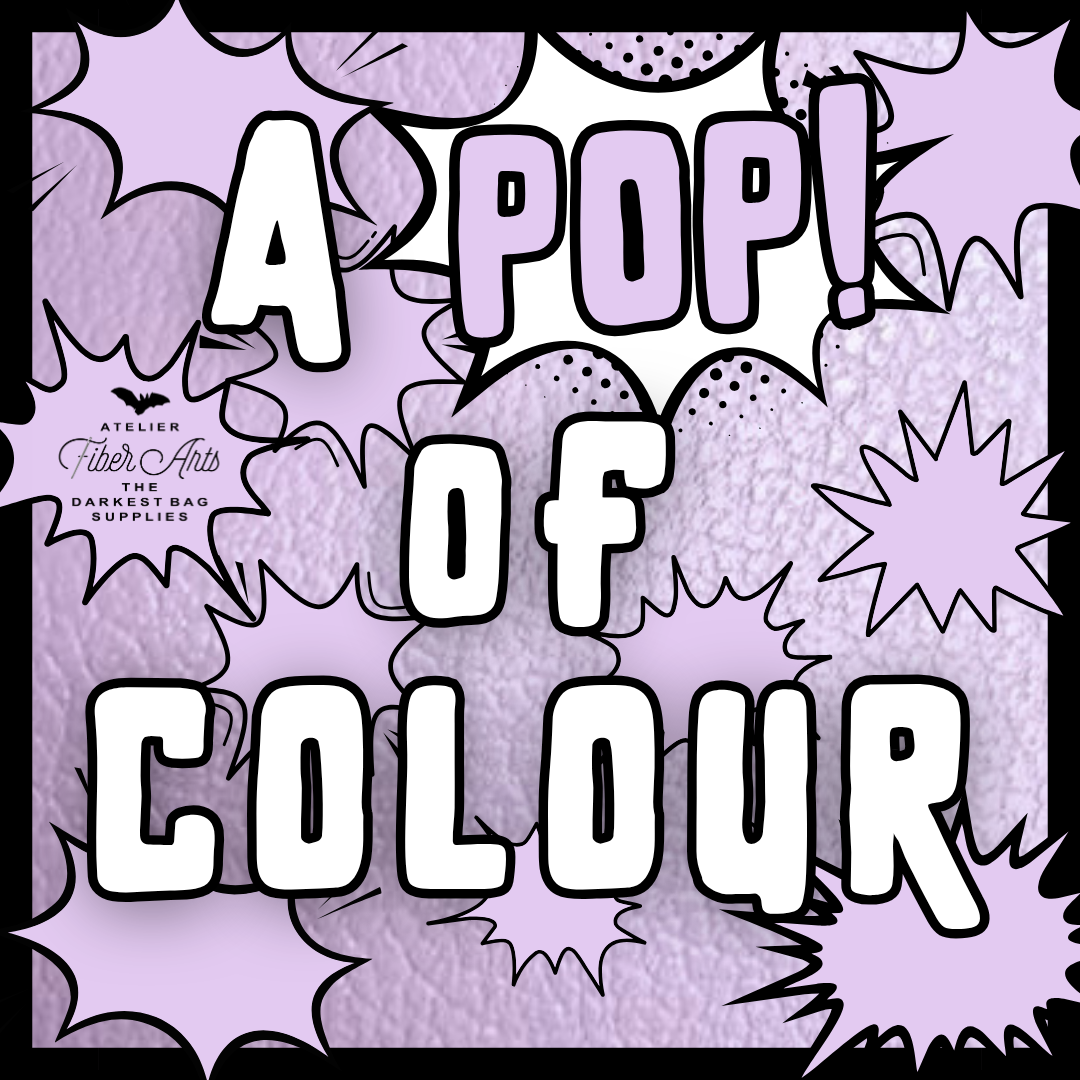 PRE-SALE A POP OF COLOUR - LILAC - eta October at Atelier Fiber Arts