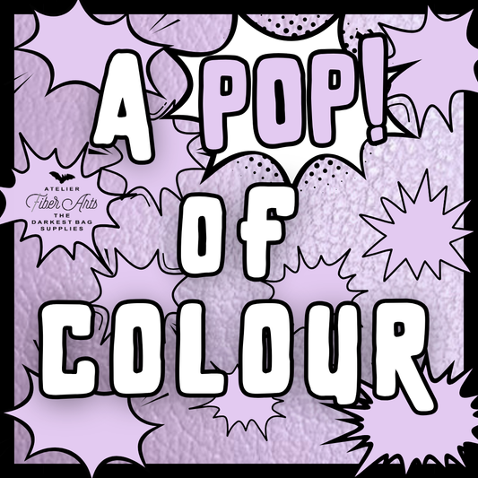 PRE-SALE A POP OF COLOUR - LILAC - eta October at Atelier Fiber Arts