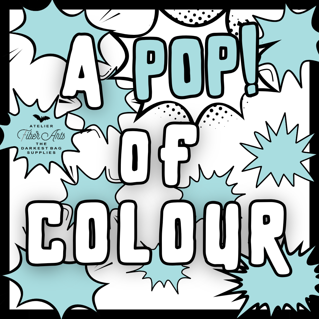 PRE-SALE A POP OF COLOUR - TURQUOISE - eta October at Atelier Fiber Arts