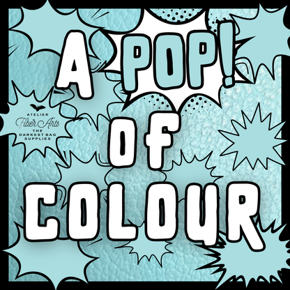PRE-SALE A POP OF COLOUR - TURQUOISE - eta October at Atelier Fiber Arts