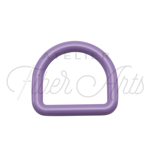 THICC(est) D-rings - 25mm (1inch) - AMETHYST - 2PCS at Atelier Fiber Arts