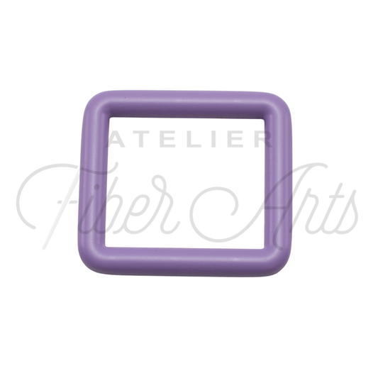 THICC(est) Rectangle Ring - 25mm (1inch) - Amethyst - 4pcs at Atelier Fiber Arts
