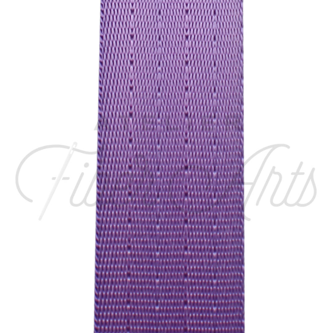 Webbing - AMETHYST - 25mm (1in) sold by the meter at Atelier Fiber Arts