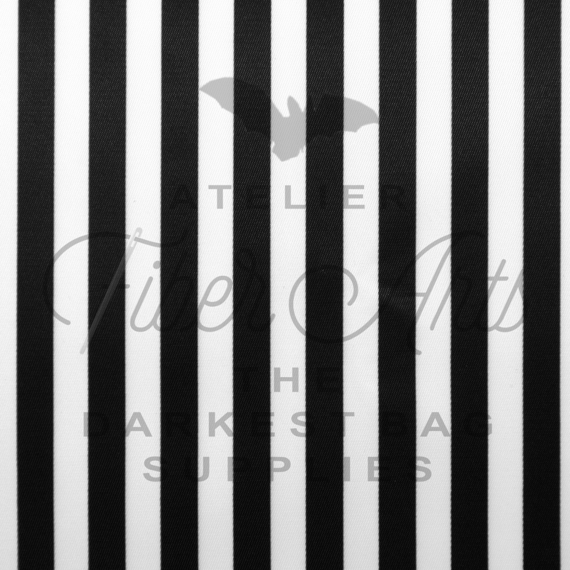 Waterproof Oxford - Black and White Stripes at Atelier Fiber Arts