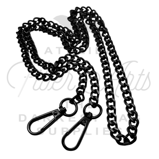 Purse Chain - Matte Black - 110cm / 43in - 1pc at Atelier Fiber Arts