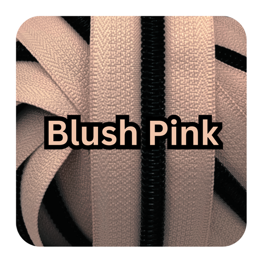 #5 Zipper - Blush Pink - by the meter Atelier Fiber Arts