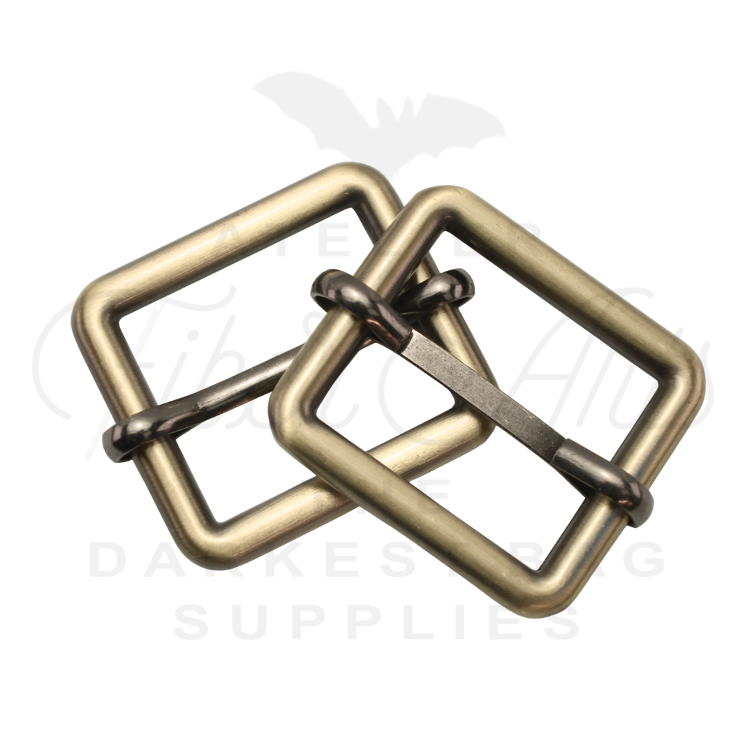 THICC(est) Adjustable Slider - 25mm (1inch) - Brushed Brass - 2PCS at Atelier Fiber Arts