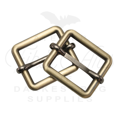 THICC(est) Adjustable Slider - 25mm (1inch) - Brushed Brass - 2PCS at Atelier Fiber Arts