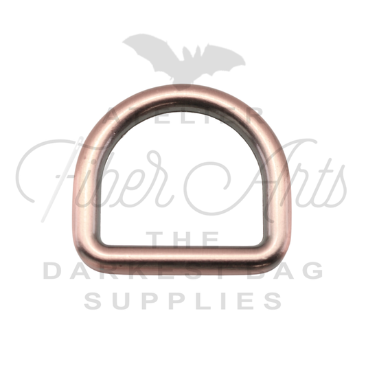 THICC(est) D-rings - 25mm (1inch) - Copper - 2PCS at Atelier Fiber Arts