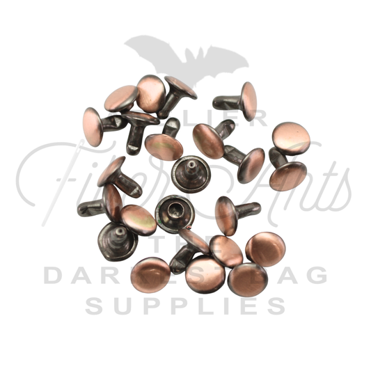 Rivets 8x8 COPPER - 10 sets at Atelier Fiber Arts