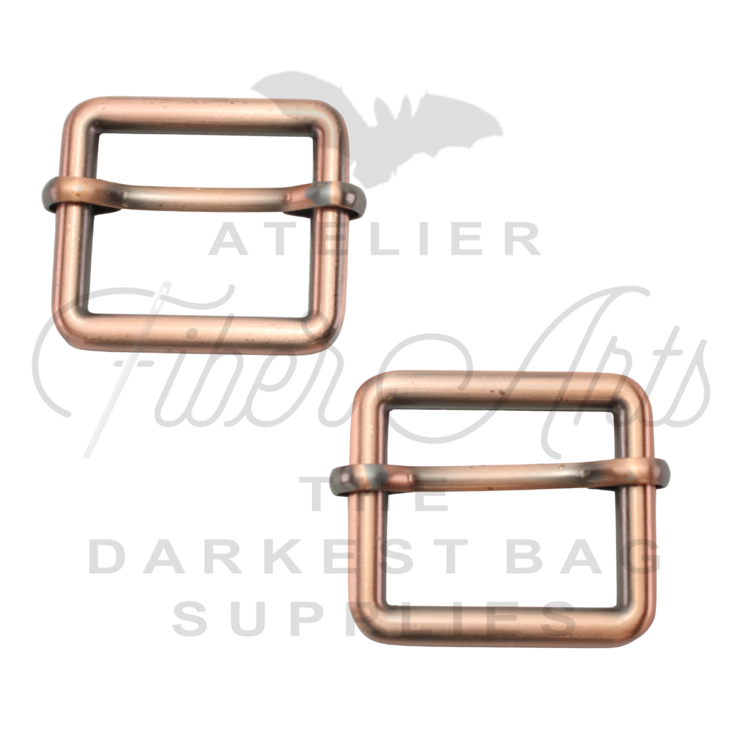 THICC(est) Adjustable Slider - 25mm (1inch) - Copper - 2PCS at Atelier Fiber Arts