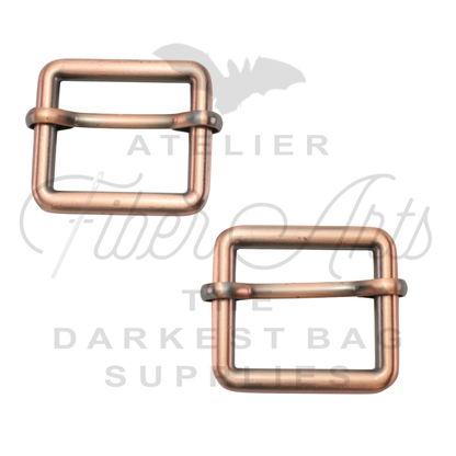 THICC(est) Adjustable Slider - 25mm (1inch) - Copper - 2PCS at Atelier Fiber Arts