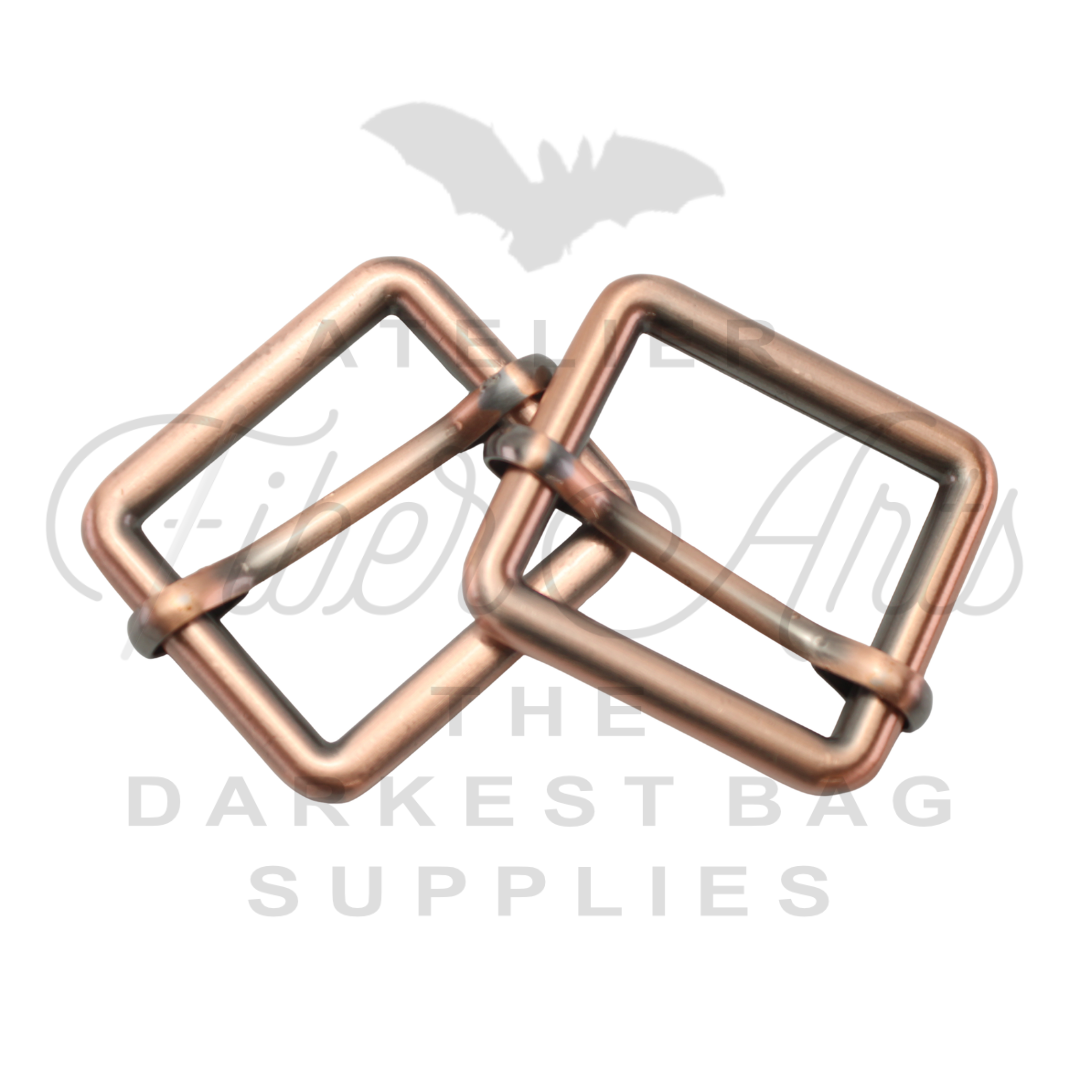 THICC(est) Adjustable Slider - 25mm (1inch) - Copper - 2PCS at Atelier Fiber Arts
