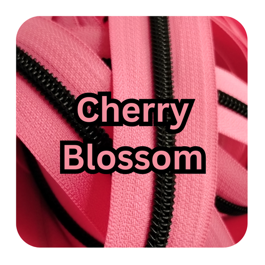 #5 Zipper - Cherry Blossom - by the meter Atelier Fiber Arts
