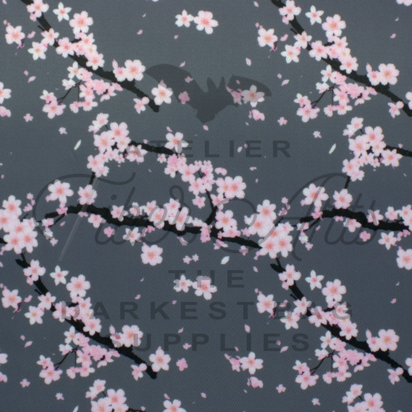 Waterproof Oxford - Cherry Blossoms at Atelier Fiber Arts