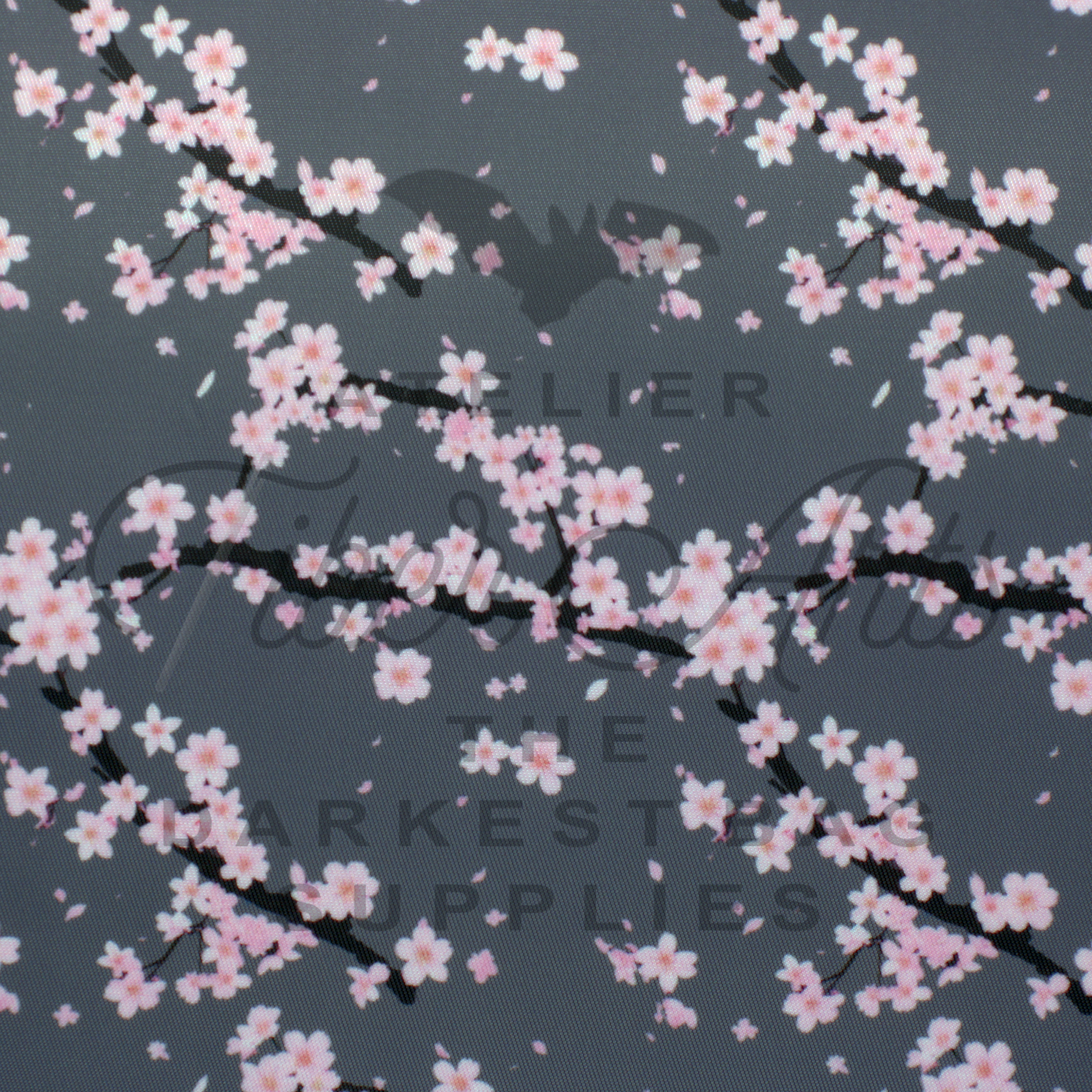 Waterproof Oxford - Cherry Blossoms at Atelier Fiber Arts