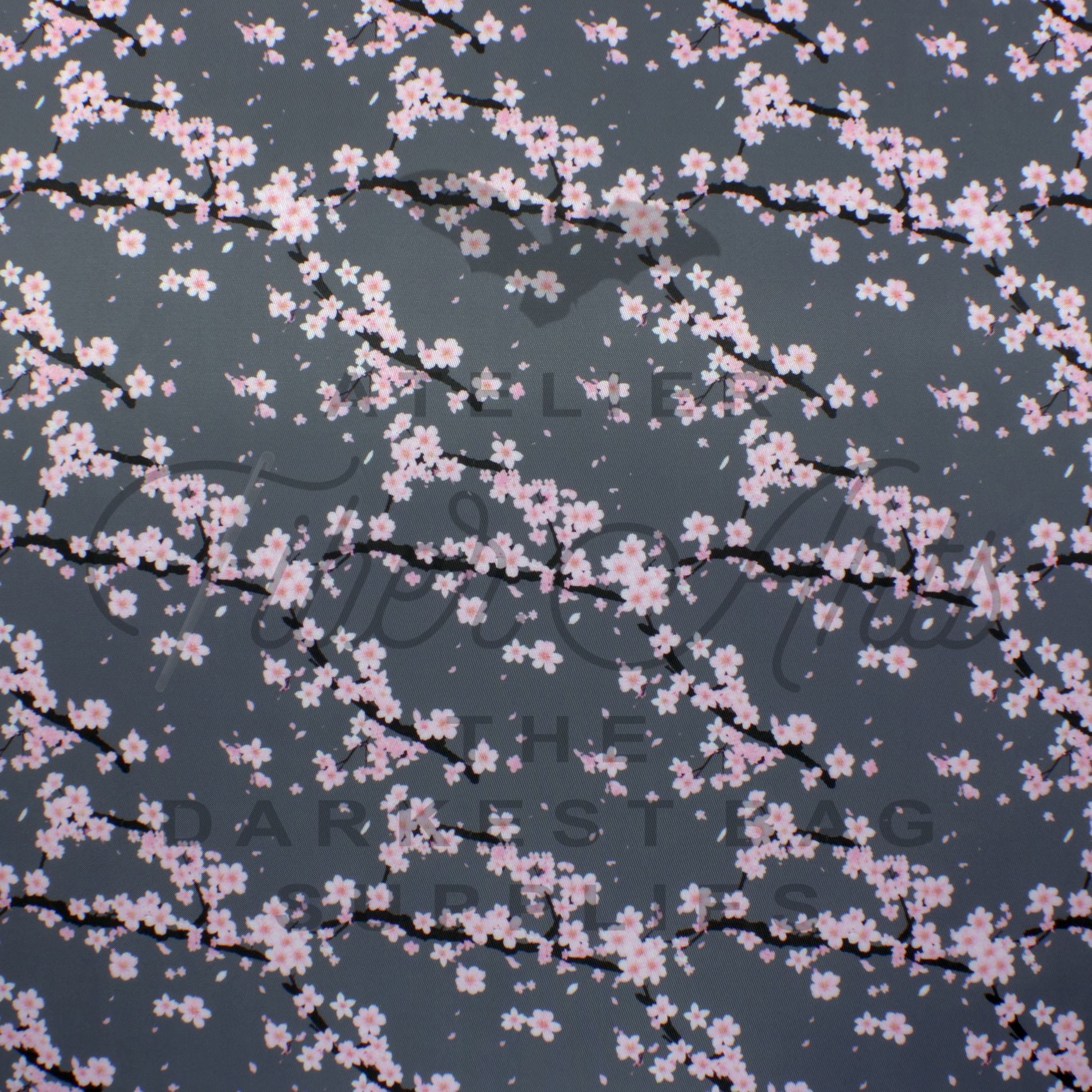 Waterproof Oxford - Cherry Blossoms at Atelier Fiber Arts