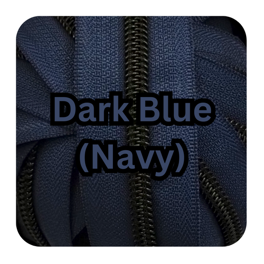 #5 Zipper - Dark Blue (Navy) - by the meter Atelier Fiber Arts