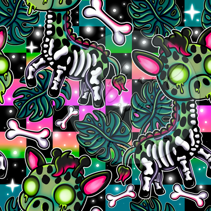 Pennyroyal Pouch - Cut and Sew - Large - Smooth Finish - Giraffe at Cork and Copper Designs