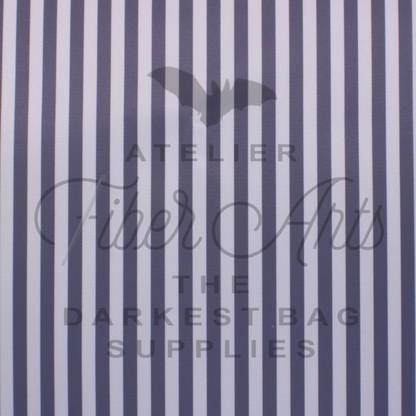 Waterproof Oxford -Light and Dark Grey Stripes at Atelier Fiber Arts