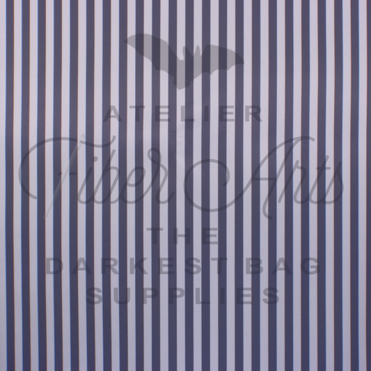 Waterproof Oxford -Light and Dark Grey Stripes at Atelier Fiber Arts