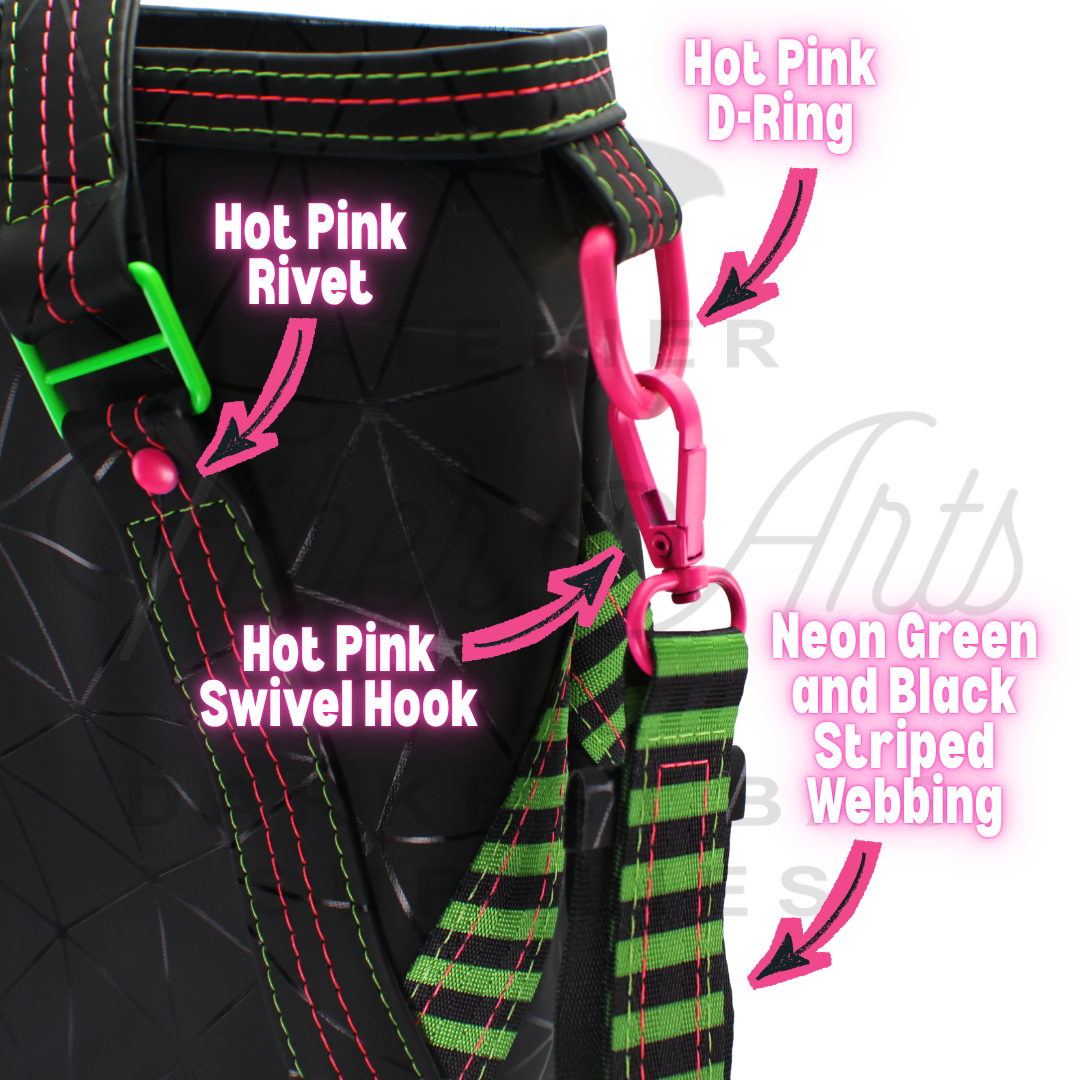 Rivets 8x8 HOT PINK - 10 sets at Atelier Fiber Arts