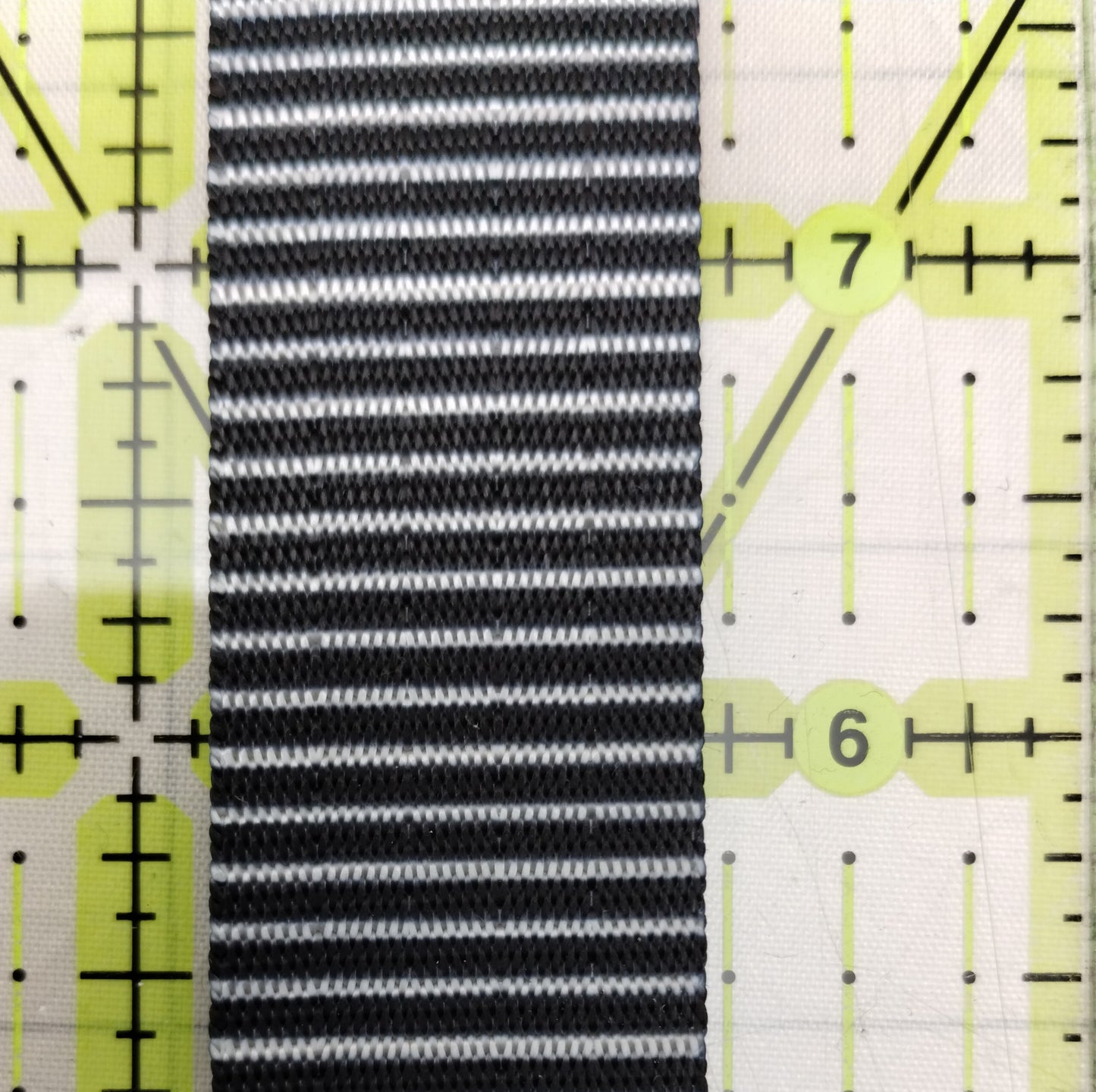 Pin Stripes Webbing - 2 sizes - sold by the meter 25mm 1" Atelier Fiber Arts