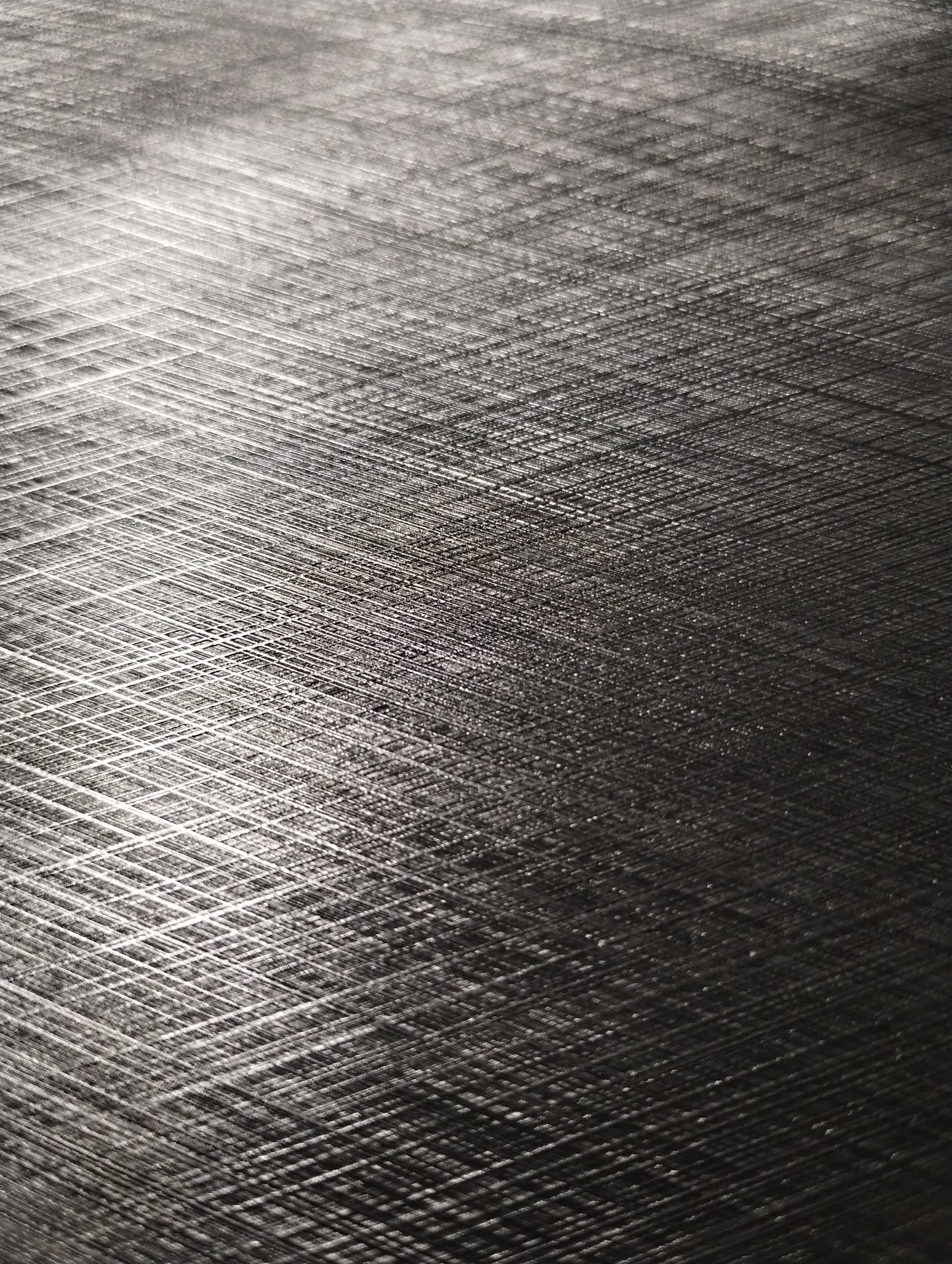Wire Brush Steel Vinyl in Black - 18" x 52" Atelier Fiber Arts