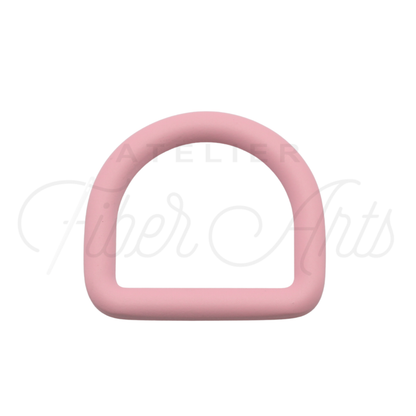 THICC(est) D-rings - 25mm (1inch) - LIGHT PINK - 2PCS at Atelier Fiber Arts