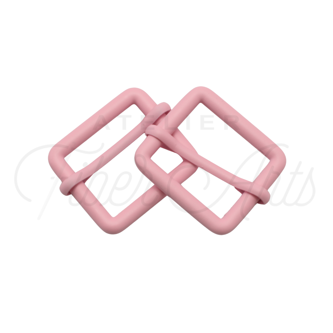 THICC(est) Adjustable Slider - 25mm (1inch) - LIGHT PINK - 2PCS at Atelier Fiber Arts