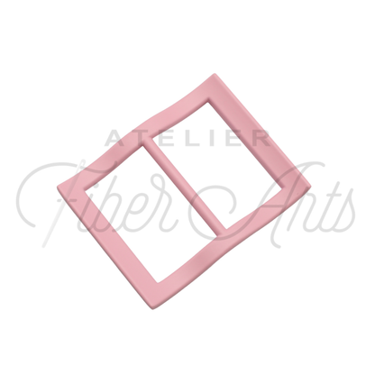 Wide-Mouth Slider - 25mm (1in) - LIGHT PINK - 1 piece at Atelier Fiber Arts