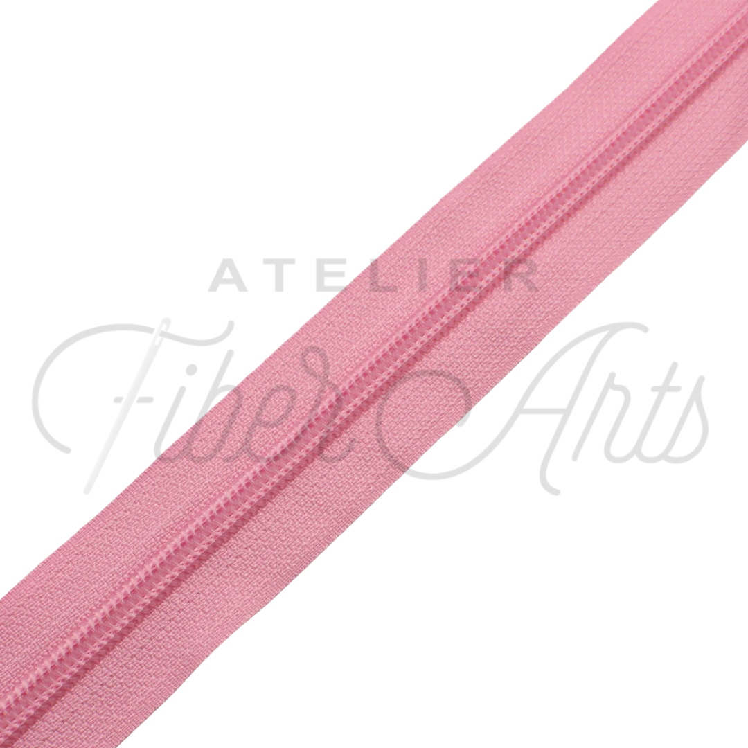 #5 Zipper - Solid Light Pink at Atelier Fiber Arts