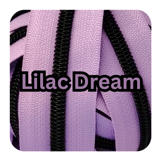 #5 Zipper - Lilac Dream - by the meter Atelier Fiber Arts