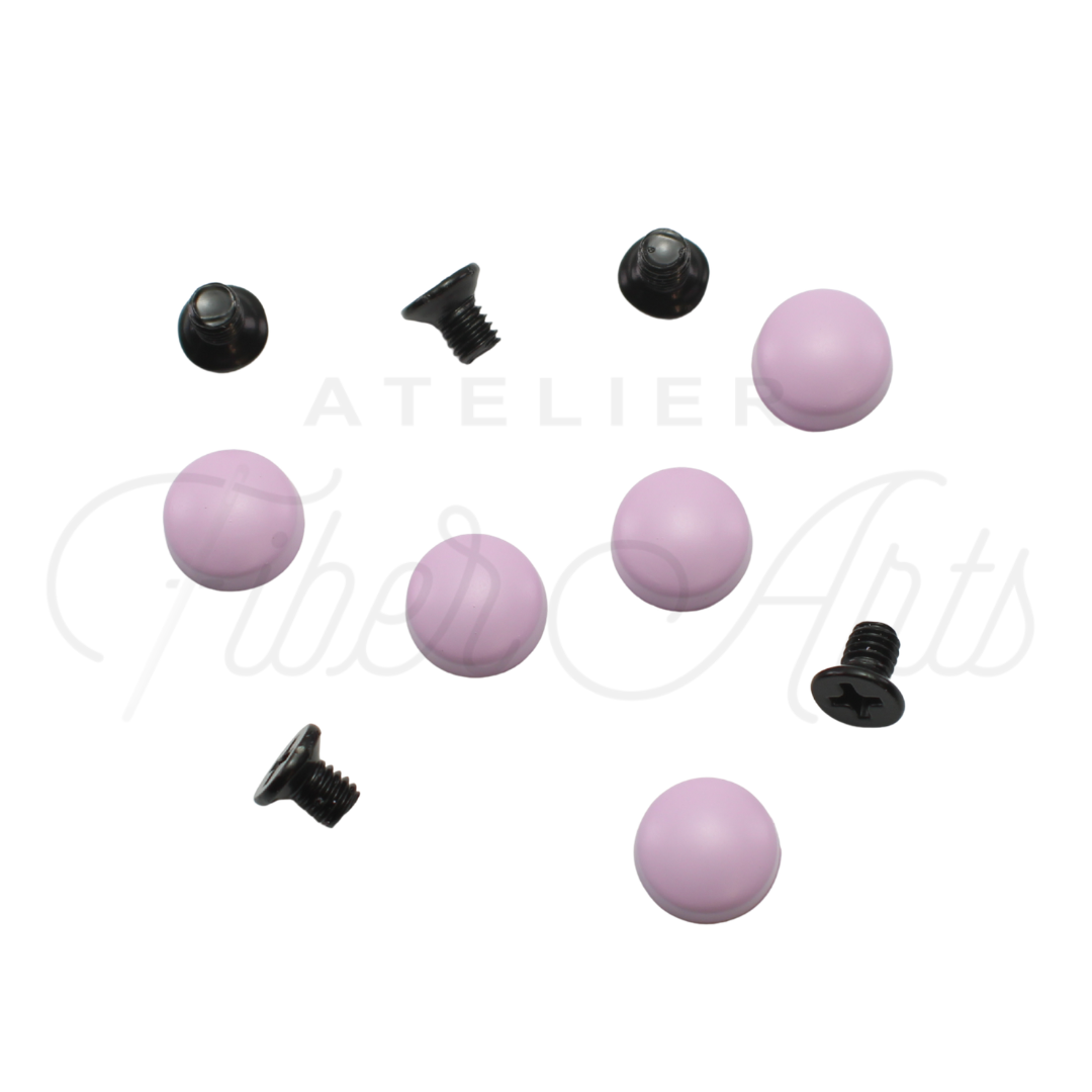Rounded Chicago Screws - Lilac - 5-pk at Atelier Fiber Arts
